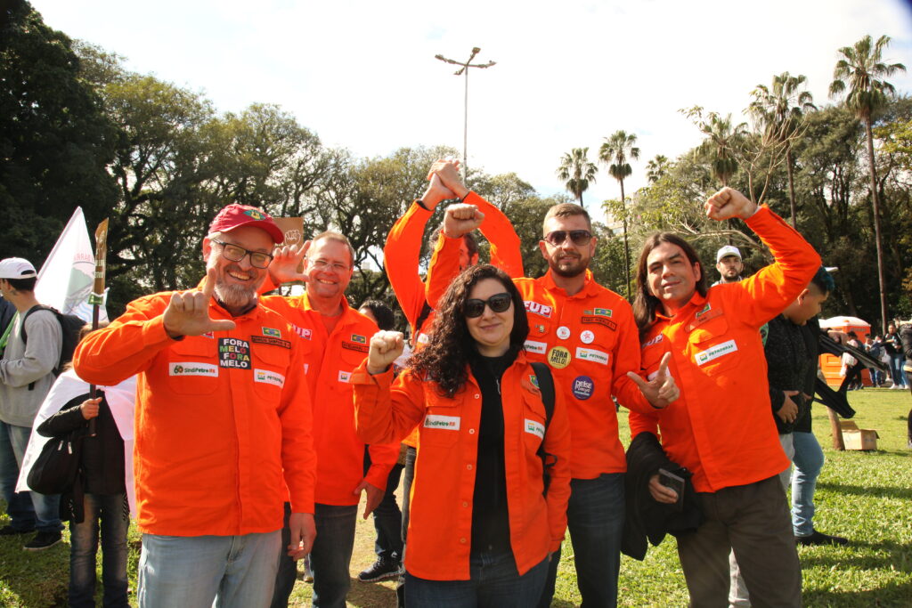 Marcha de atingidos em Porto Alegre (RS). Foto: Jorge Leão