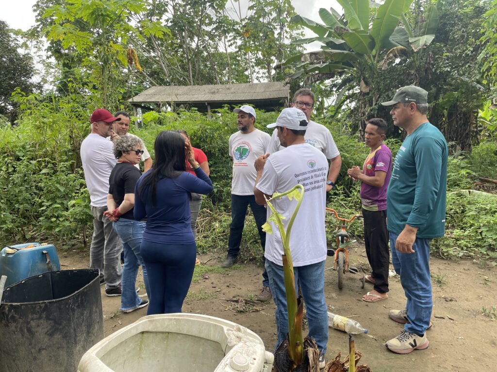 Visita técnica na comunidade de Bom Será II. Foto: Klézi Martins