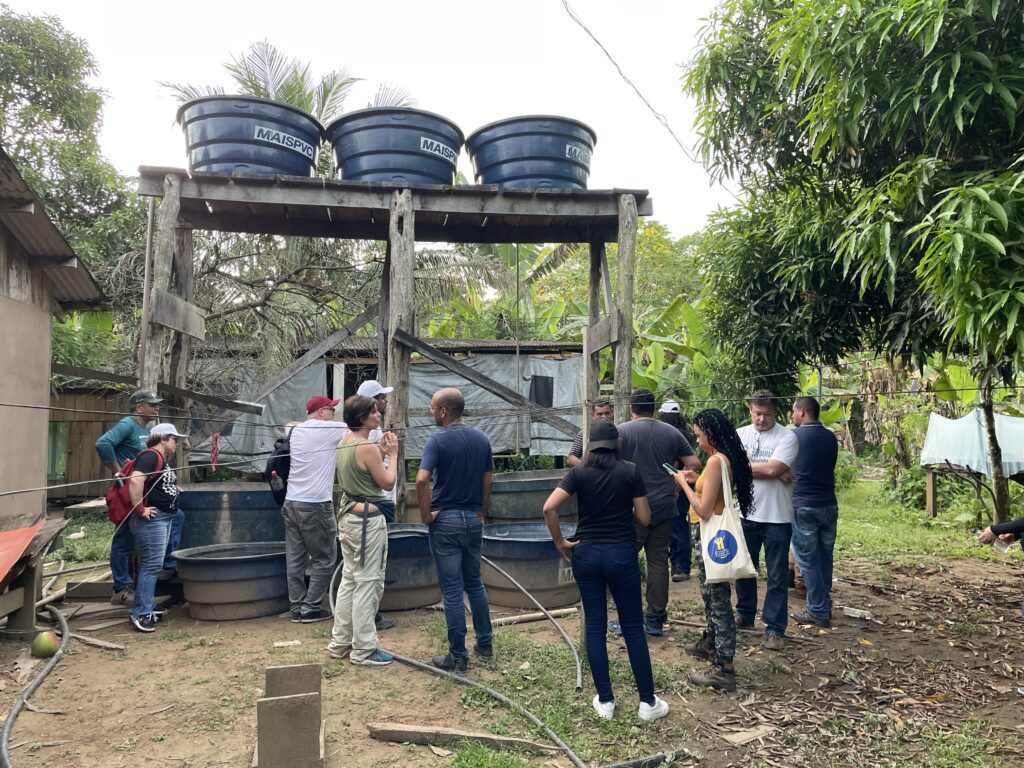 Visita técnica na comunidade de Bom Será II. Foto: Klézi Martins