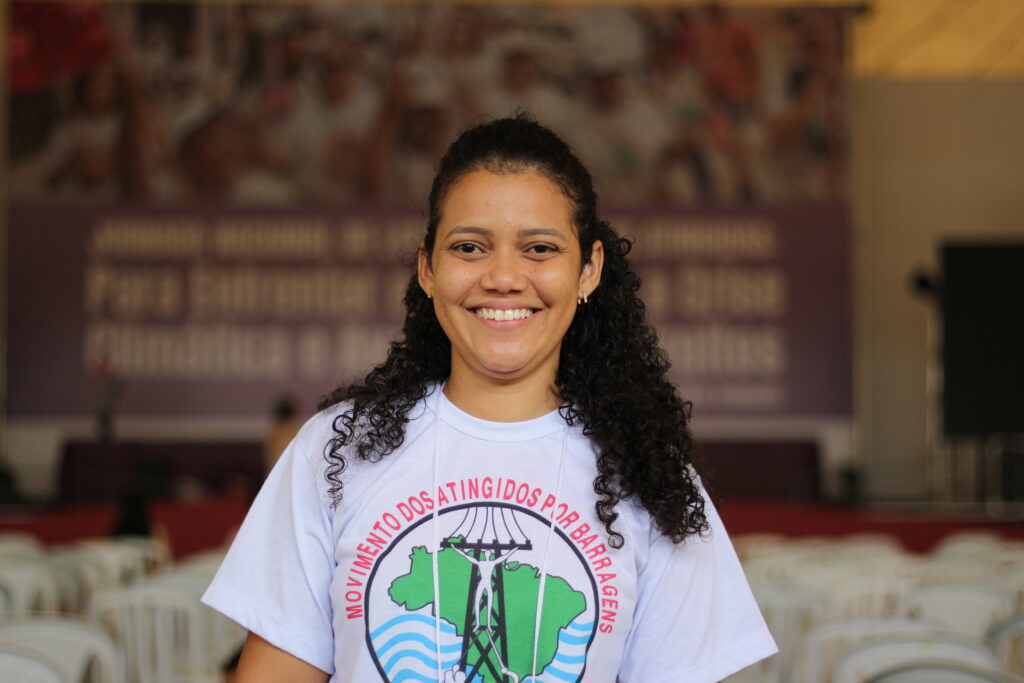 Samantha já participou de outras jornadas e espera que o encontro seja de fortalecimento das lutas das mulheres. Foto: Victoria Holzbach / MAB
