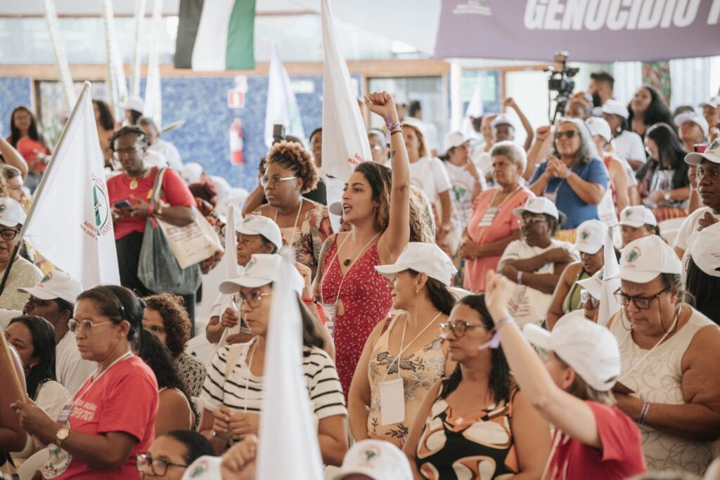 Mais de mil mulheres participam da Jornada de Lutas em Brasília. Foto: Betina Guimarães / MAB