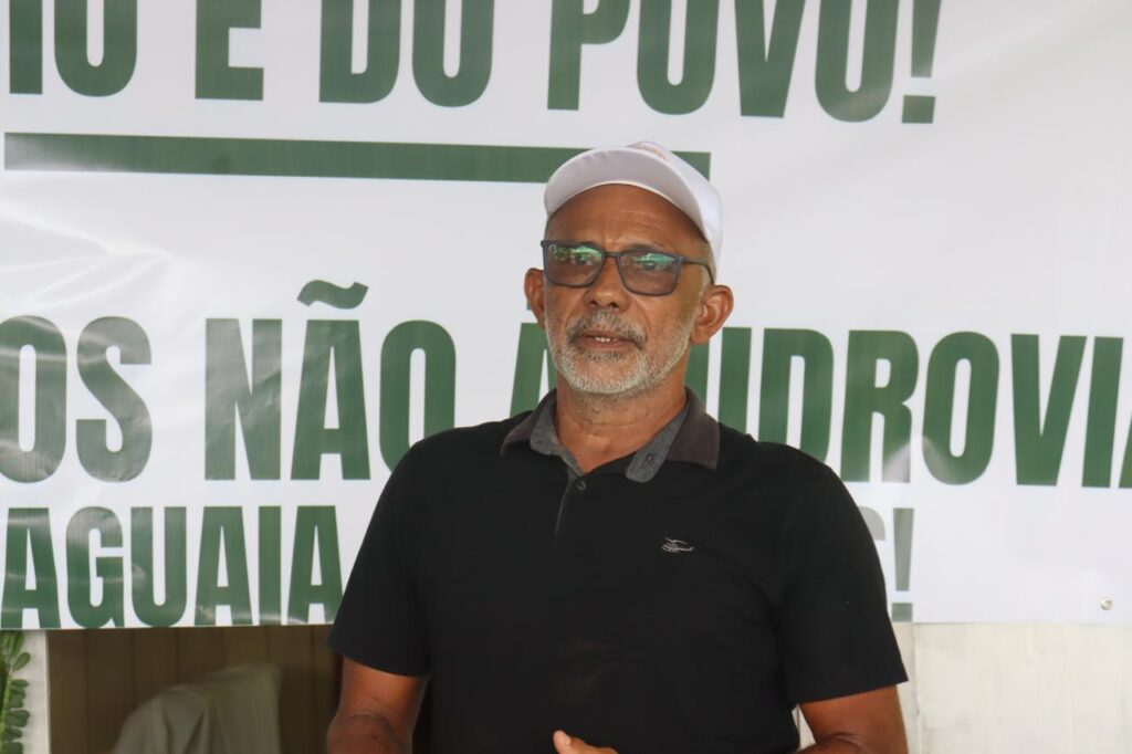 Antônio Dias, liderança do MAB, da região do Baixo Tocantins (Cametá-PA). Foto: Jordana Ayres / MAB