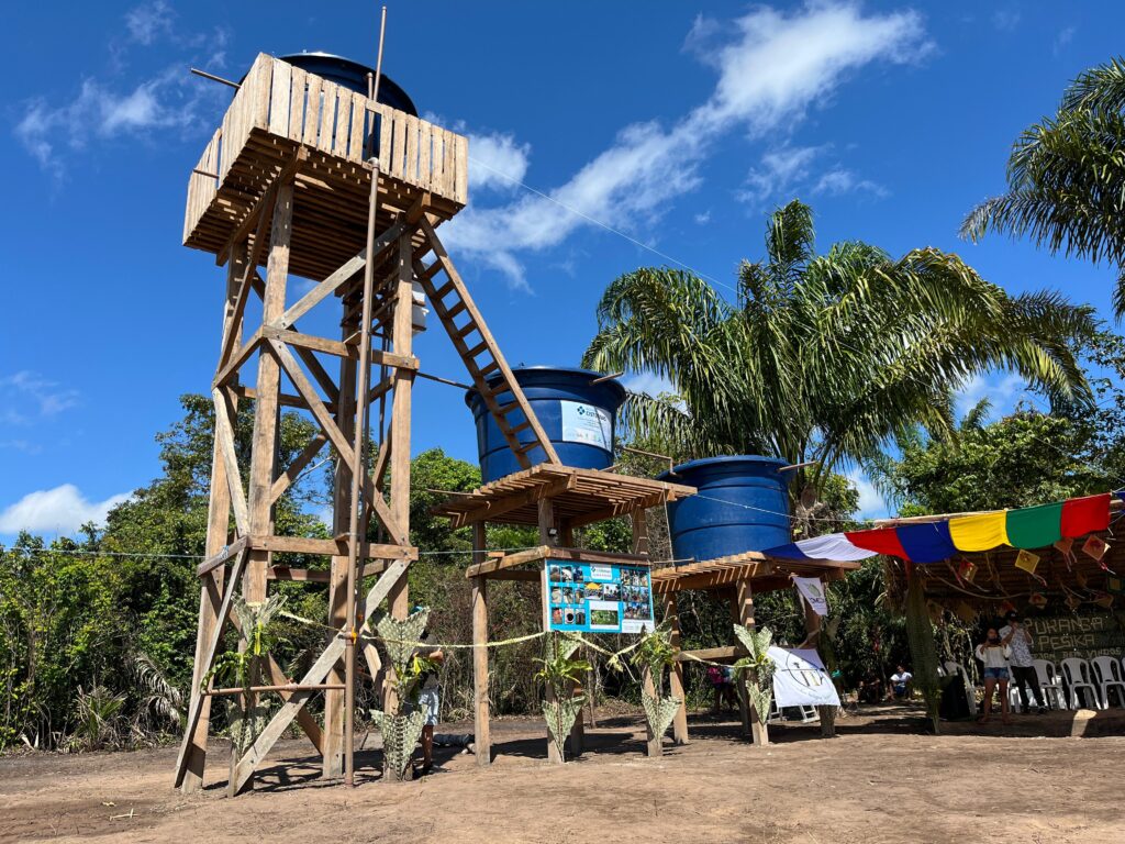 Tecnologia social na Terra Indígena Tupinambá aldeia Pajurá. Foto: Comunicação Memorial Chico Mendes