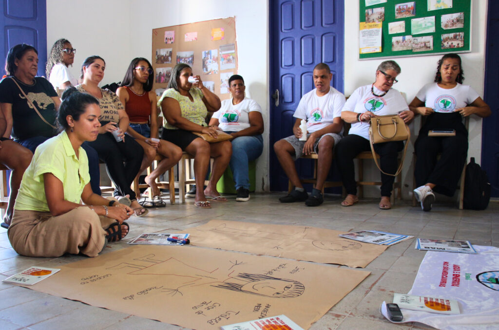 Atividades do projeto da Fiocruz e MAB em Jequié. Fotos: Victória Holzbach e Marcos Souza / MAB