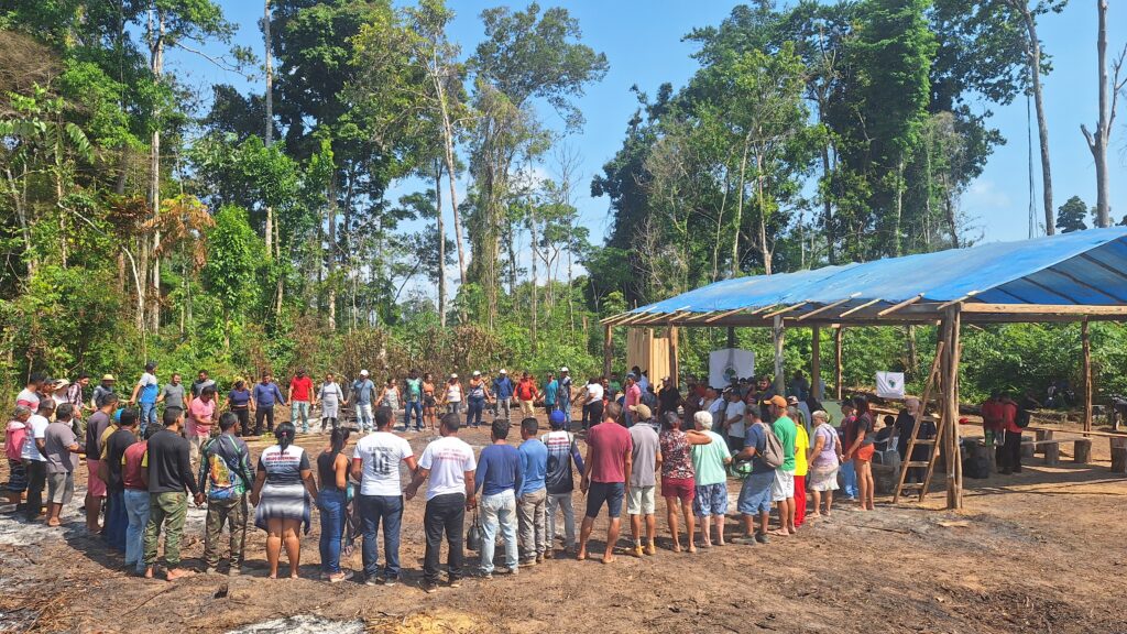 Atividade do Movimento dos Atingidos por Barragens (MAB) na Ocupação Naldo Palheta em 05 de setembro de 2025. 