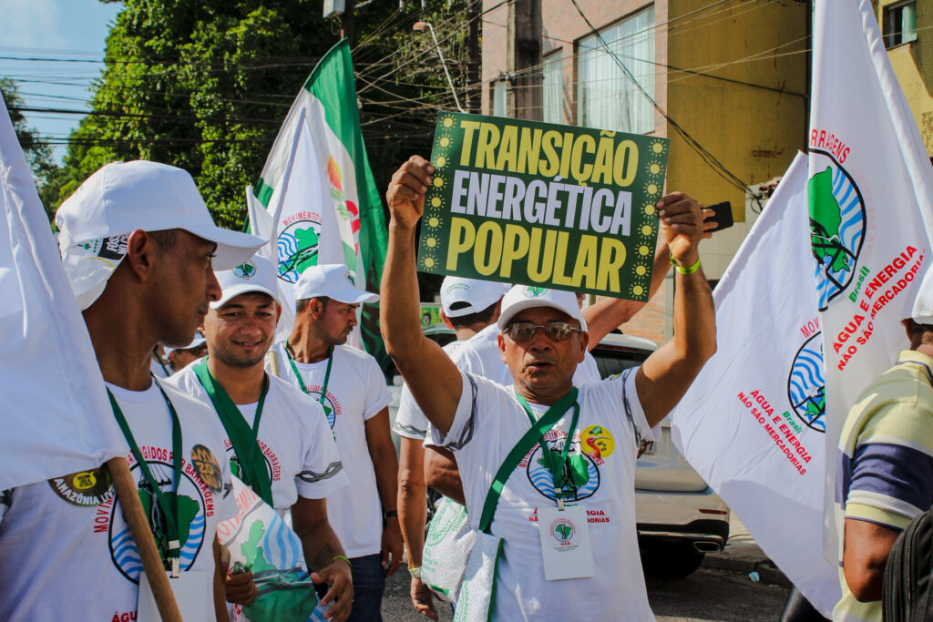Não há solução do mercado para a transição energética, ela precisa vir do povo. Foto: Gabrielle Sodré / MAB