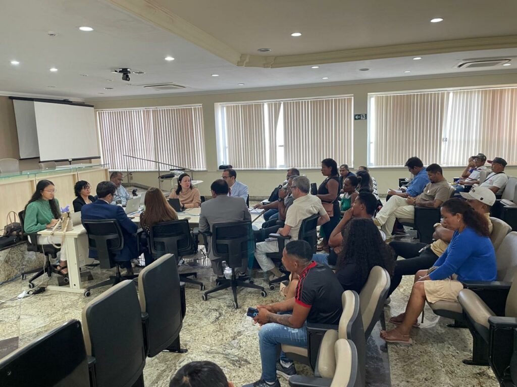Na audiência, vozes antes silenciadas ocuparam o centro do debate. Famílias atingidas pela Rodovia Liberdade exigem respeito, reparação e o direito de decidir sobre seus próprios caminhos. foto: Rafael Zan / MAB