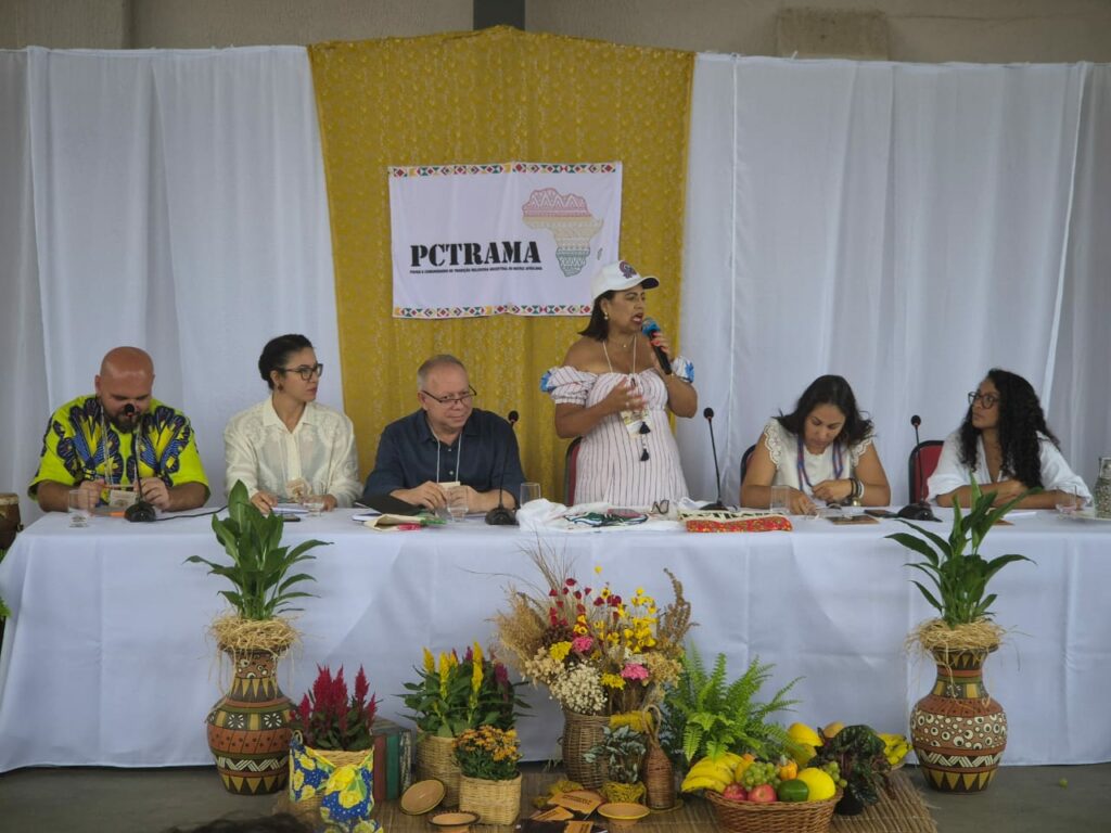 Joelisia Feitosa, integrante da Coordenação Regional do MAB/MG, participa do 1º Encontro PCTRAMA, em Belo Horizonte (MG). Foto: Acervo Pessoal Joelisia Feitosa/ MAB.