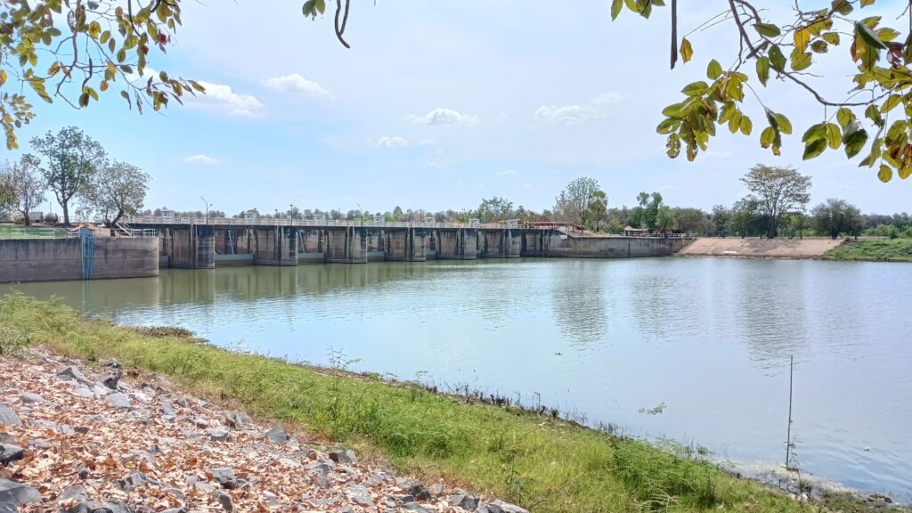 Barragem de Rasi Salai, no Rio Mun, um afluente do grande Rio Mekong. Foto: Letícia Oliveira / MAB