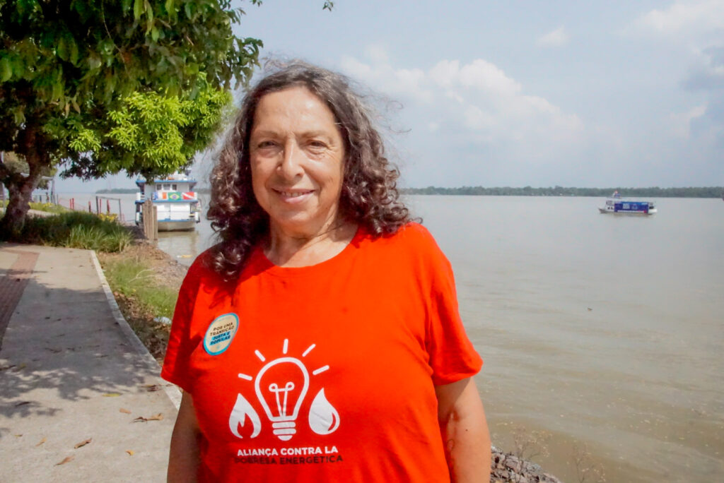 Domi Lorenzo, ativista da Catalunha, compartilha sua trajetória de luta contra a pobreza energética durante encontro internacional no Brasil. Foto: Anna Mathis / MAB