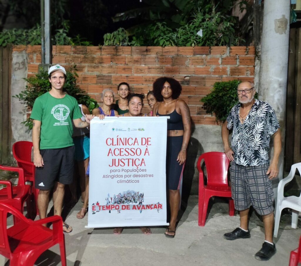 Aplicação do projeto Clínica de Acesso à Justiça no bairro Pantanal, em Juquehy. Foto: Comunicação MAB SP