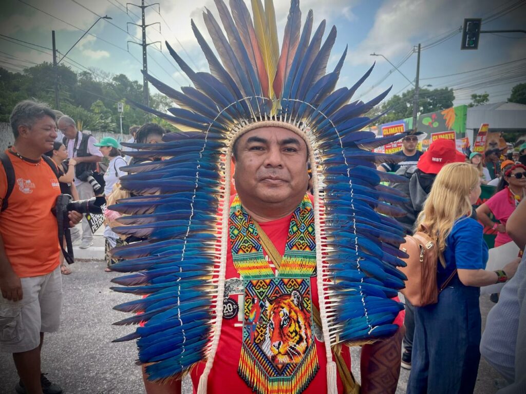 Voninho Kaiowá Guarani é defensor dos direitos dos povos Indígenas. Mato Grosso do Sul. Foto: Rafael Zãn / MAB