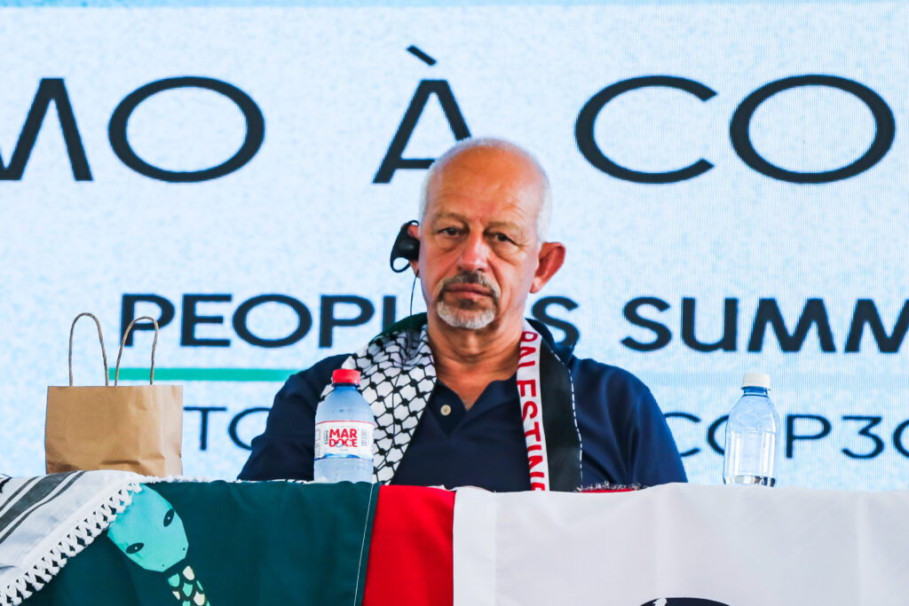 Jamal Juma, do Stop the Wall (Campanha Popular Contra o Muro do  Apartheid), Palestina. Foto Joka Madruga Foto: Joka Madruga / MAB