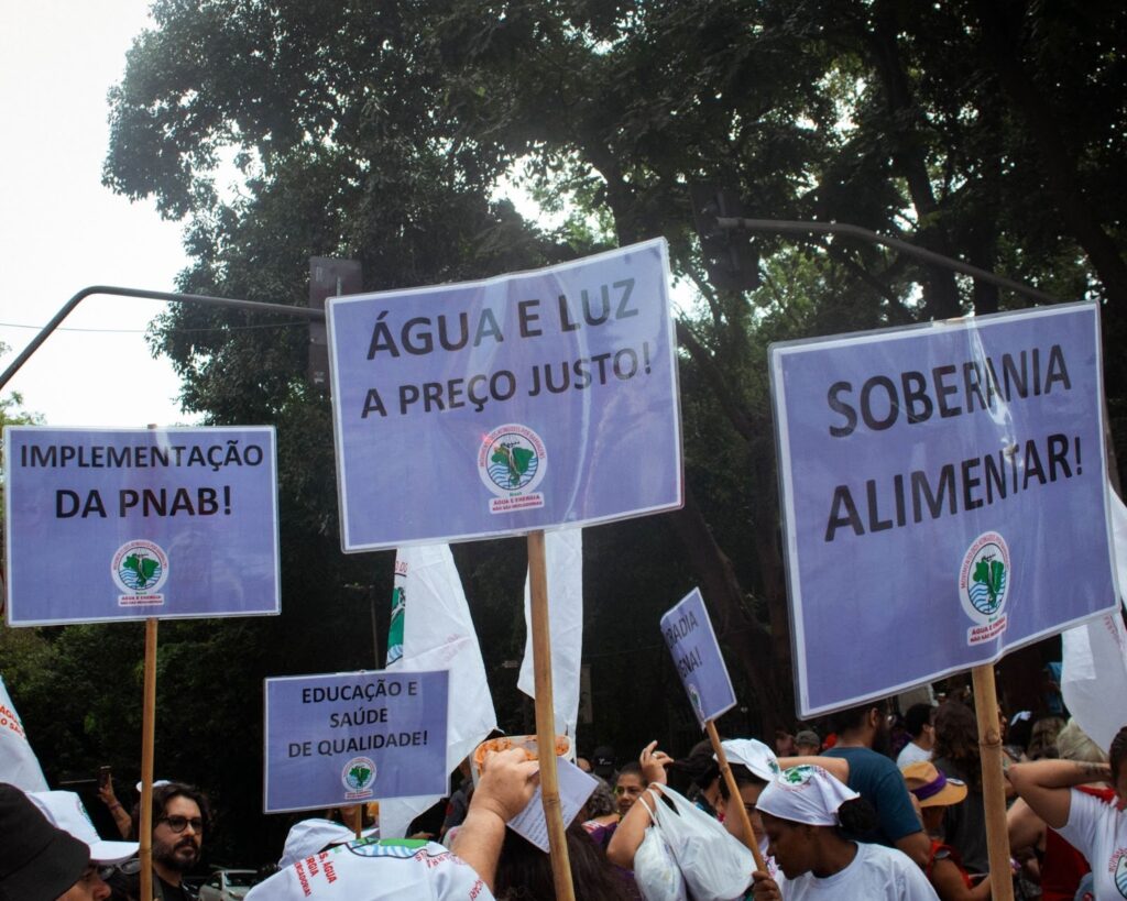 Ato no dia 8 de março 2025 em São Paulo. Foto: Pedro Salvador