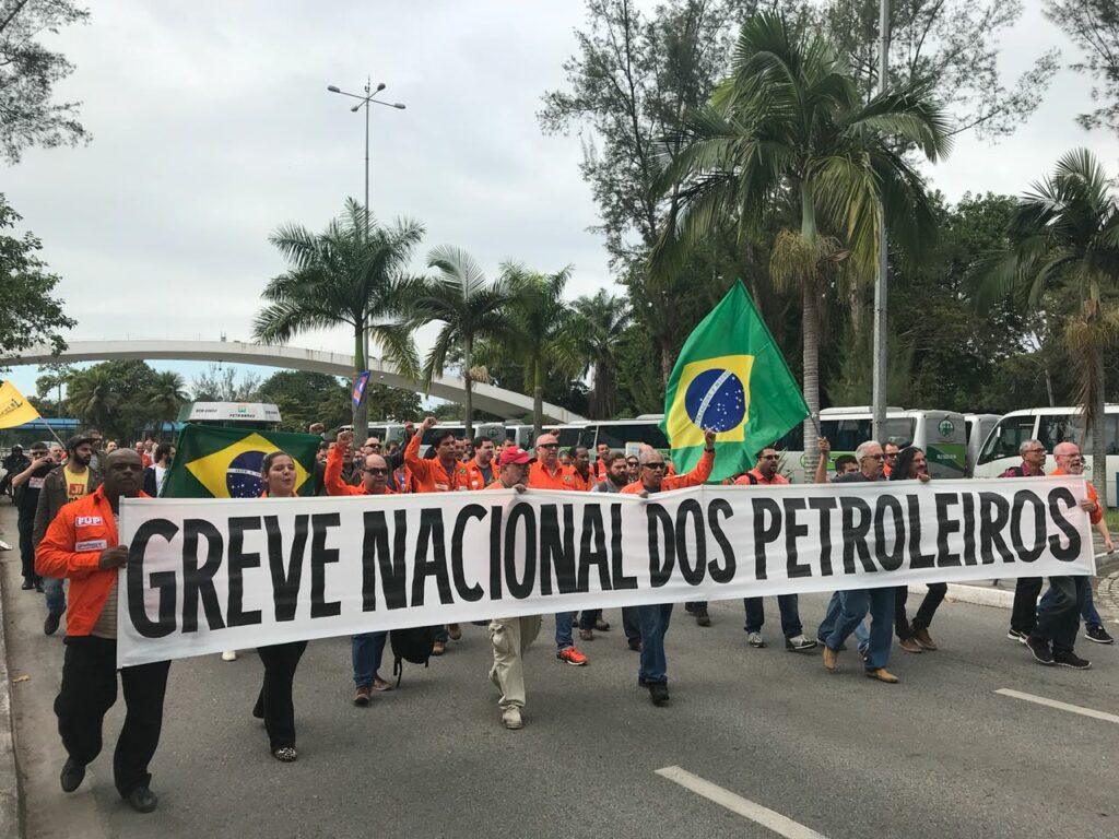 Foto: Divulgação Federação Única dos Petroleiros (FUP).