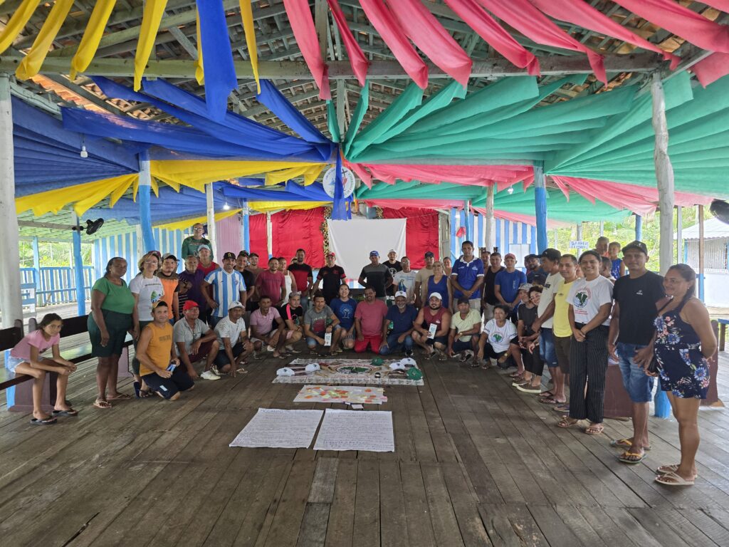 Comunidade do Mapiraí de Baixo, em Cametá (PA), esteve presente na reunião do Acordo de Pesca. Foto: Jordana Ayres / MAB