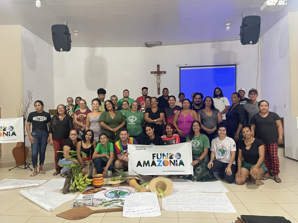 Militantes do MAB reunidos durante 1º Encontro de Lideranças Locais em Porto Velho (RO). Foto:  Klézi Martins / MAB