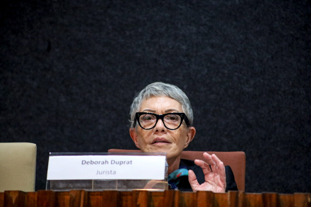Jurista Deborah Duprat defende centralidade dos atingidos na construção de políticas públicas. Foto: Nívea Magno / MAB