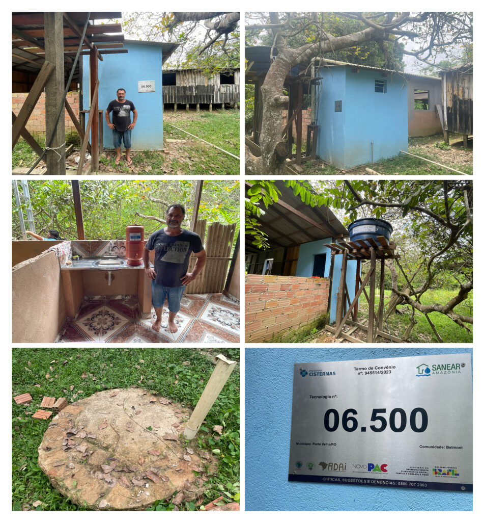 Fabiana Galvão, beneficiária da comunidade de Betel e Celio Almeida, beneficiário da comunidade de Belmont. Foto: Natalia Bicca / MAB