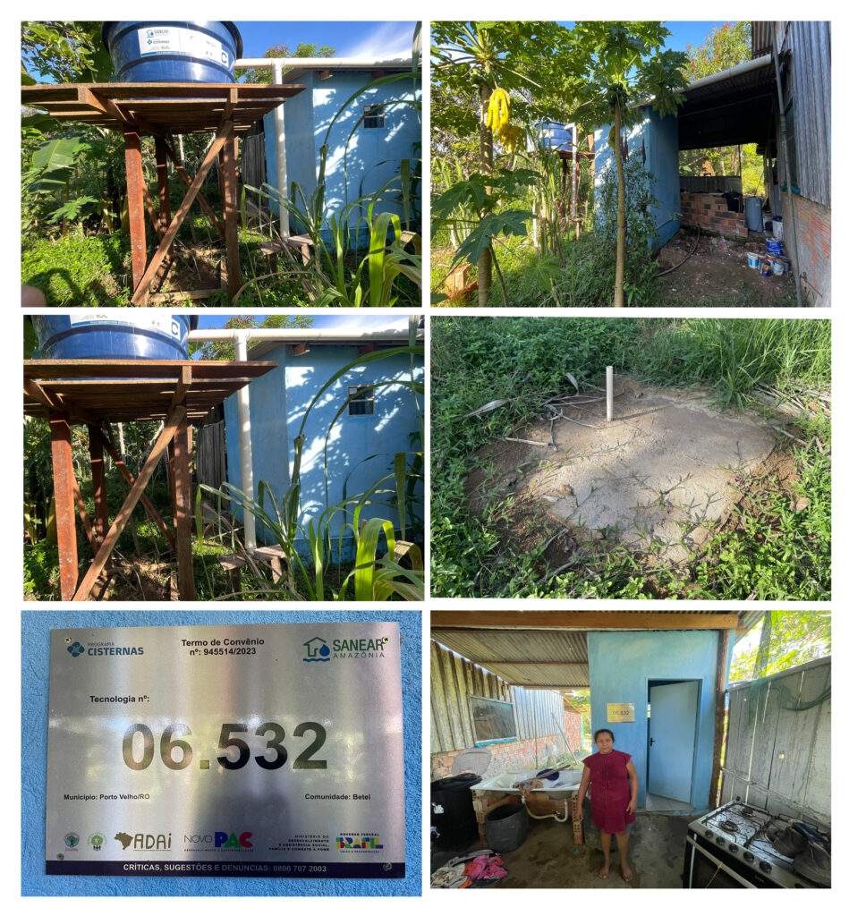 Fabiana Galvão, beneficiária da comunidade de Betel e Celio Almeida, beneficiário da comunidade de Belmont. Foto: Natalia Bicca / MAB