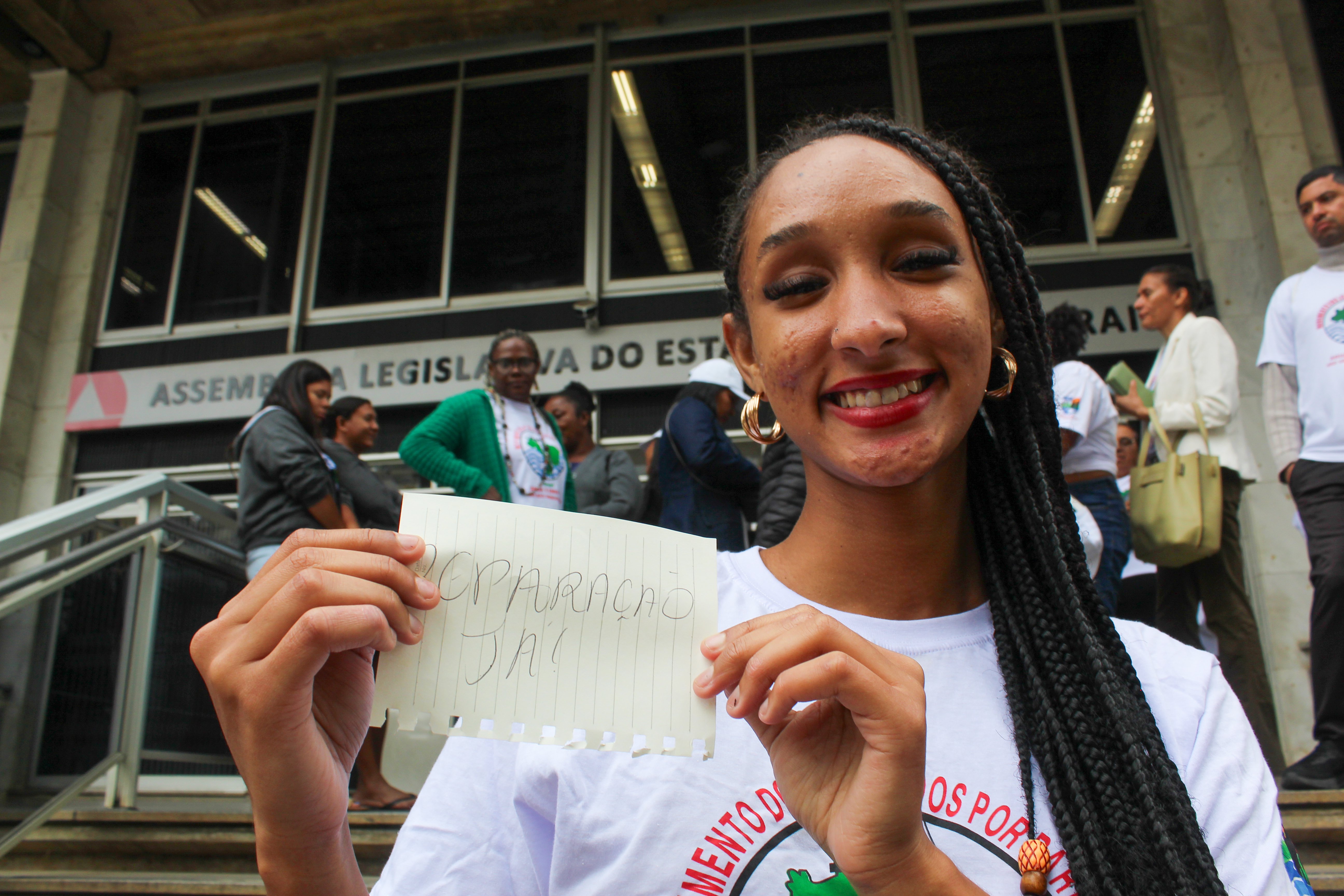 Durante a audiência, comunidades atingidas defenderam a aplicação da PNAB e cobraram respostas para os impactos provocados pela barragem. Fotos: Joyce Silva