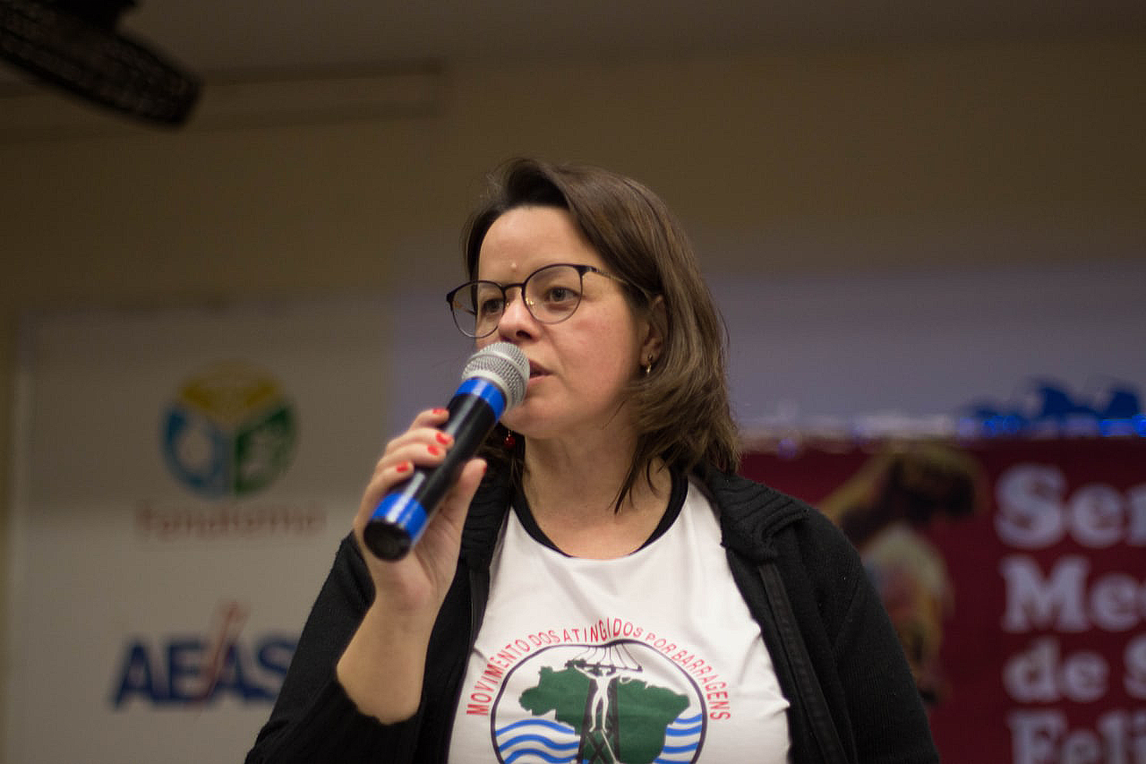 Liciane Andrioli, da coordenação nacional do MAB. Foto: Elieudo Meira (Chokito)