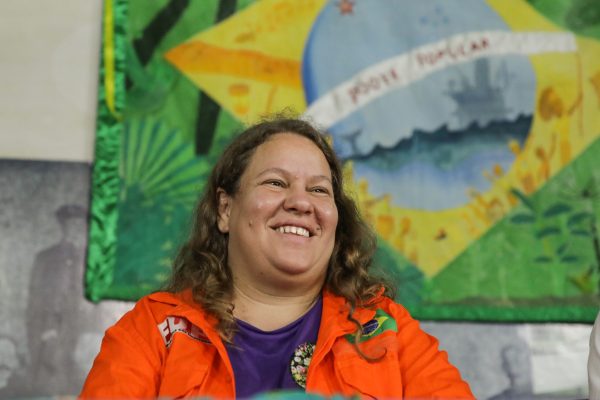 Cibele Vieira, do Sindipetro Unificado de São Paulo e Centro Oeste, é a nova coordenadora-geral da FUP. Foto: Marcelo Aguilar / Sindipetro Unificado