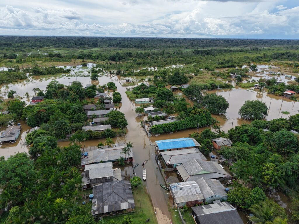 Distrito de São Carlos, localizado no Baixo Madeira, em Porto Velho (RO). Foto: Laércio Cavalcante / MAB