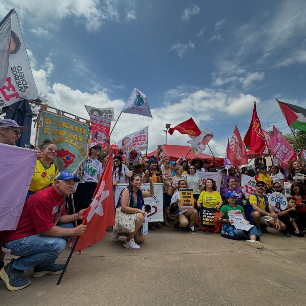 Em Brasília, o MAB esteve presente no 32º Grito dos Excluídos e Excluídas, fortalecendo a luta por um Brasil onde a vida esteja acima do lucro e da exploração. Foto: Comunicação MAB DF